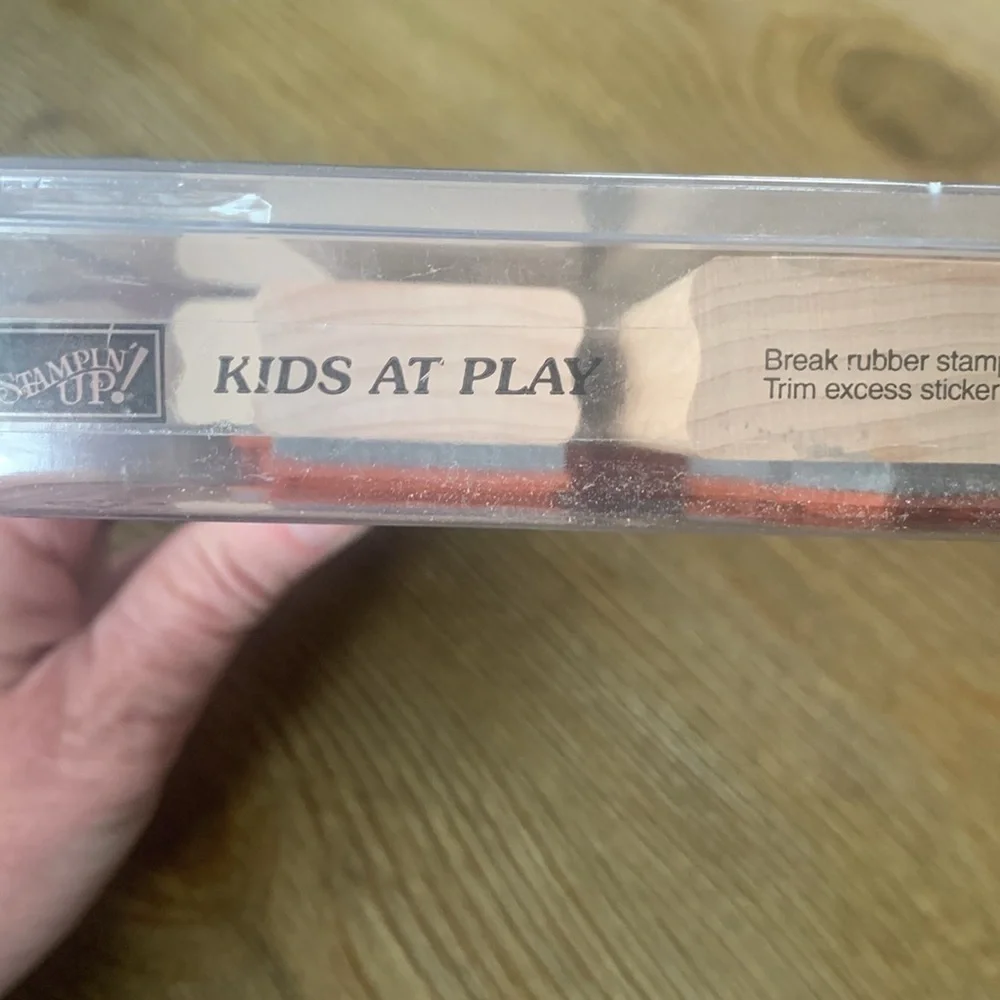 Stampin’ Up! Rubber Stamp Set Kids at Play Set of 8